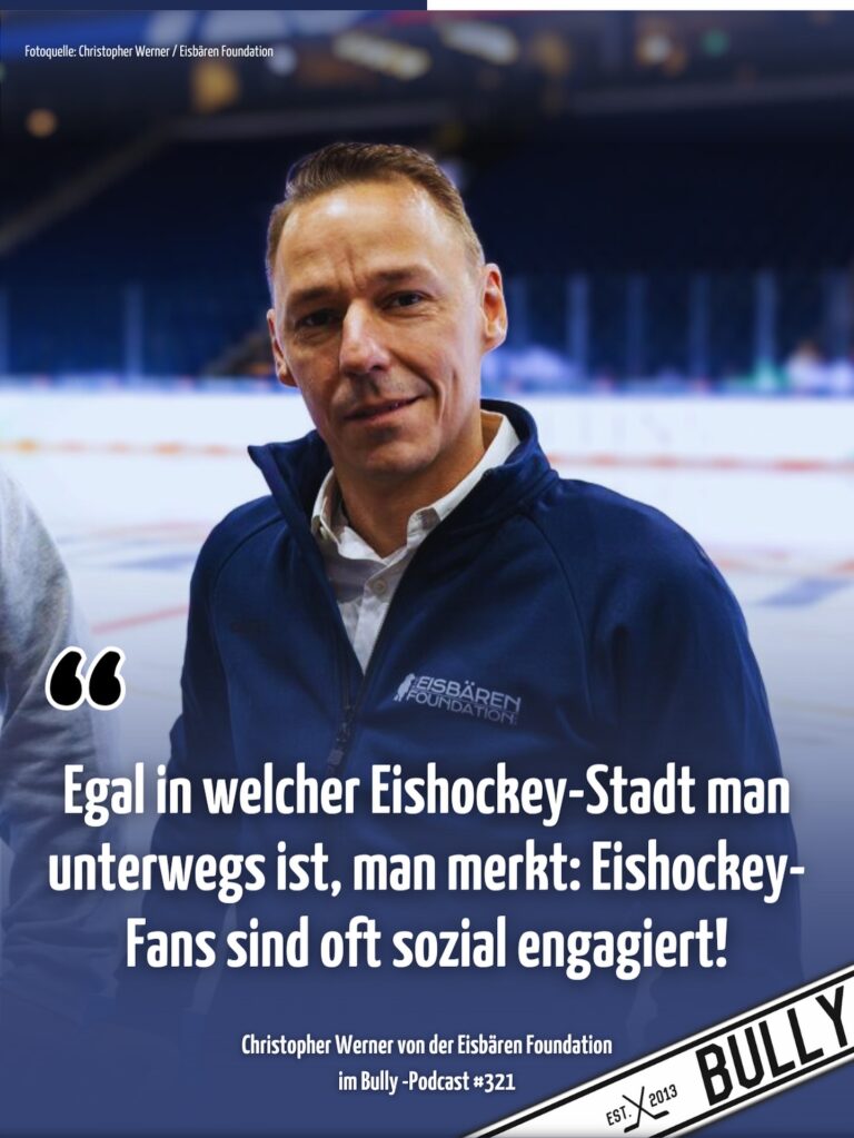Christopher Werner zu Gast bei „Bully – Der Eishockey-Podcast“